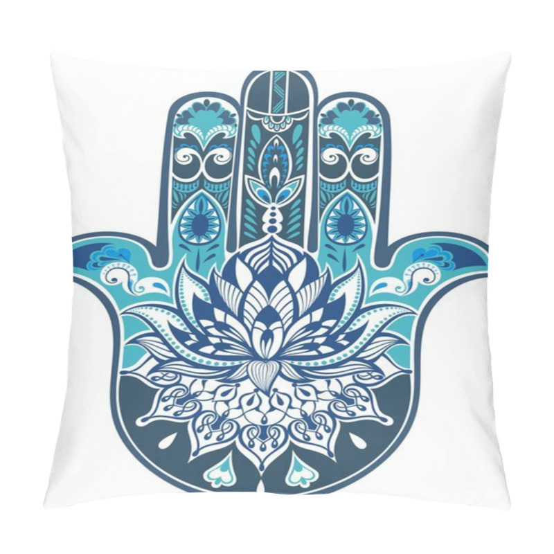 Personality  Decorative Illustration Of Hamsa Pillow Covers