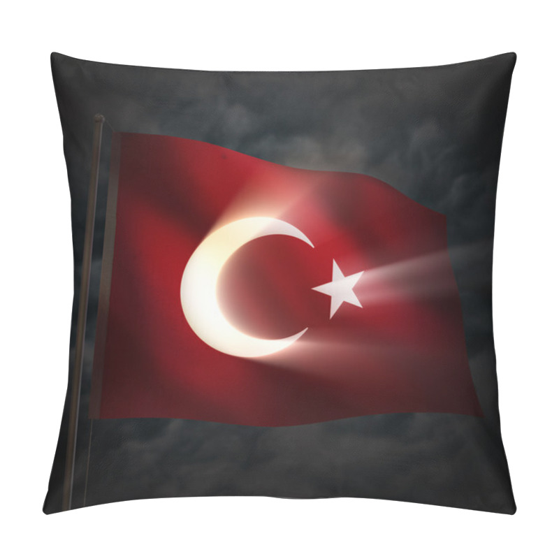 Personality  Turkish Flag Pillow Covers