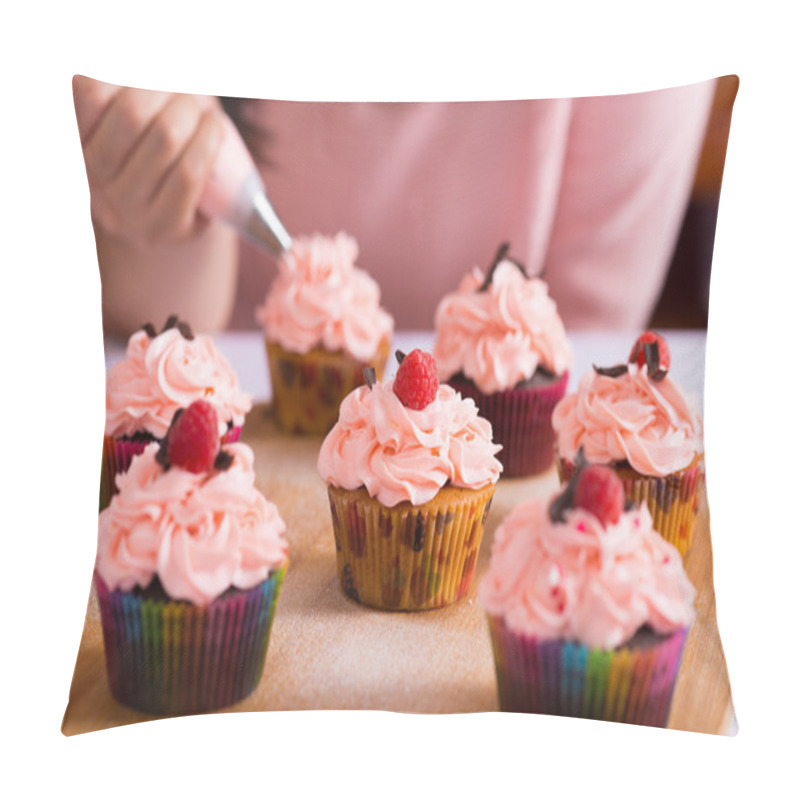 Personality  Cupcakes Icing  Pillow Covers