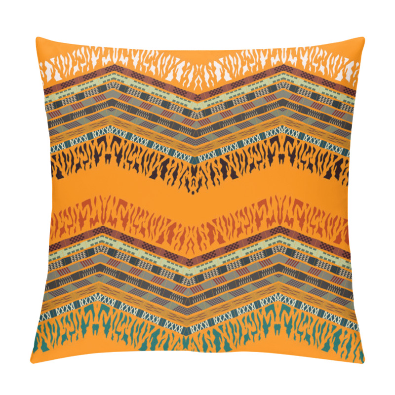 Personality  Seamless Abstract Geometric Pattern. Vector Illustration Pillow Covers