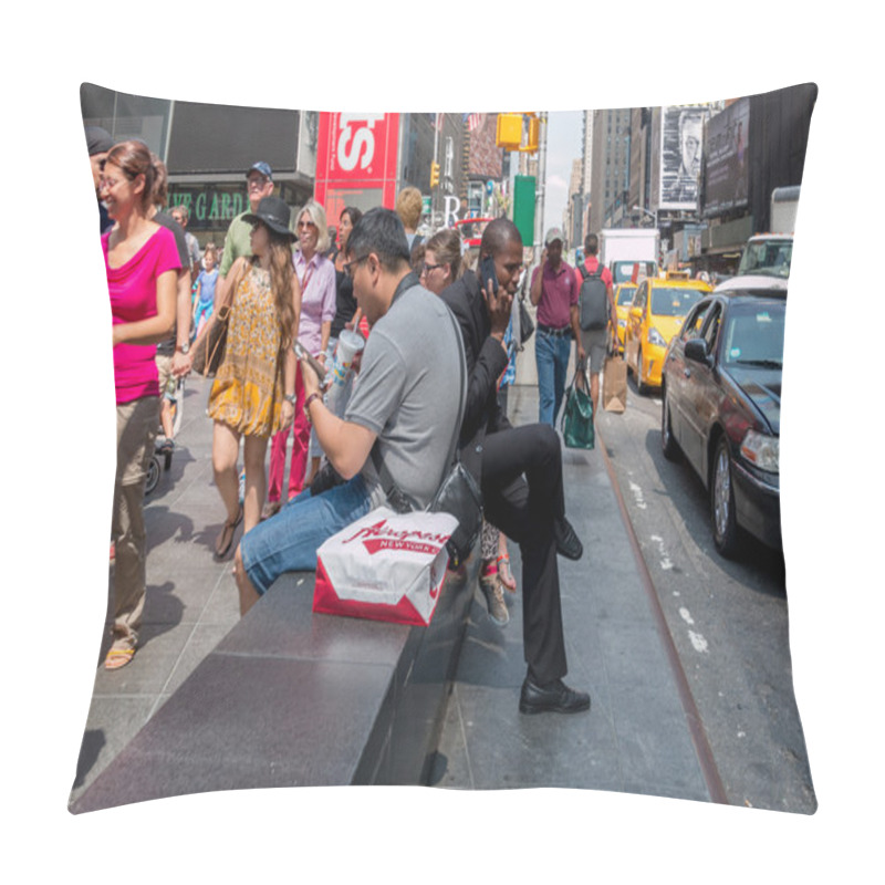 Personality  Busy Streets Of New York Pillow Covers