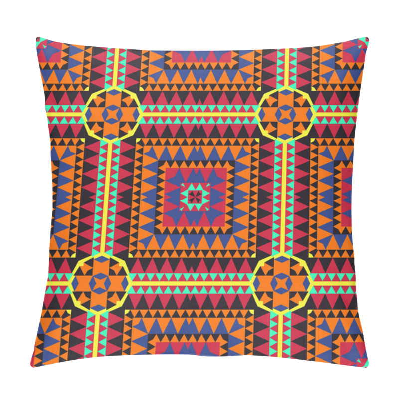 Personality  Geometric With Native, Tribal Look Seamless Pattern Pillow Covers