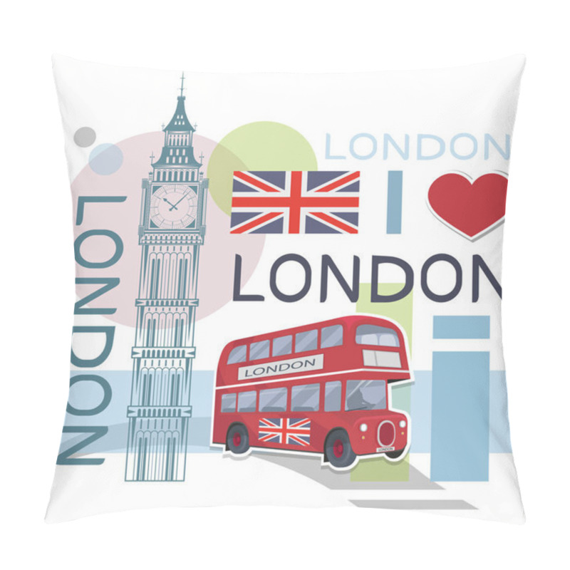 Personality  Set Of Attractions Of The World Pillow Covers