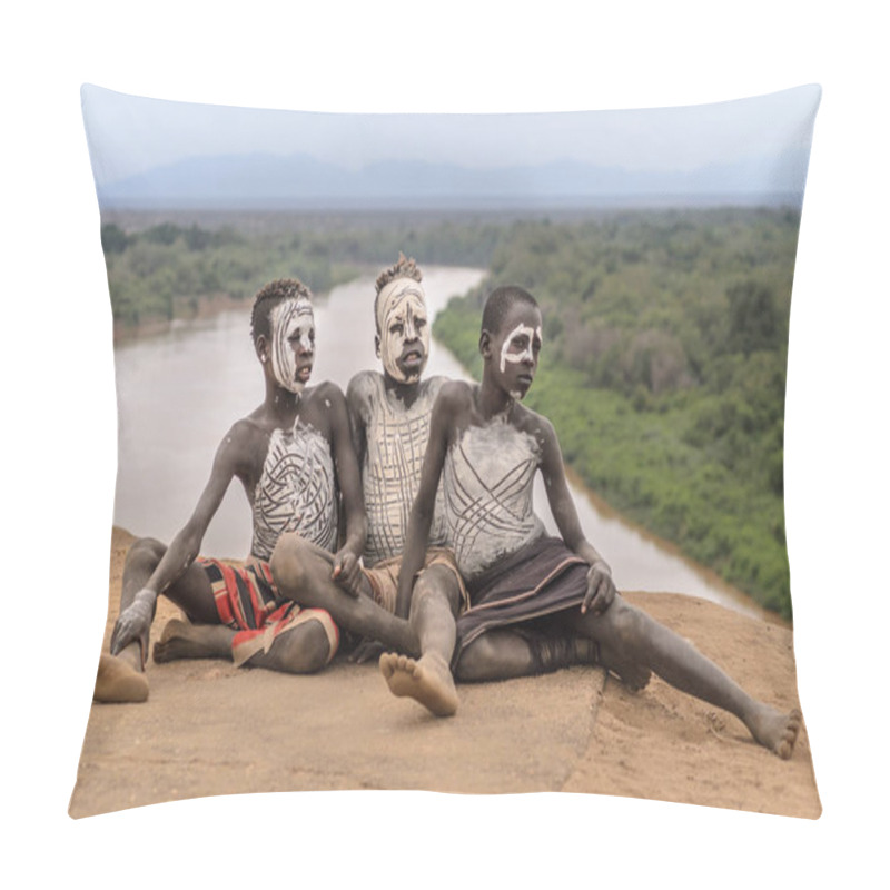 Personality  Traditional Body Painting  Pillow Covers