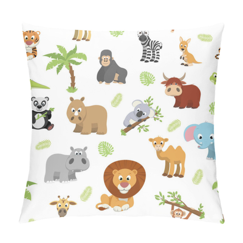 Personality  Funny Exotic Animals Pillow Covers