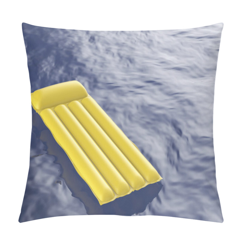 Personality  Pool Raft Floating On Water Pillow Covers