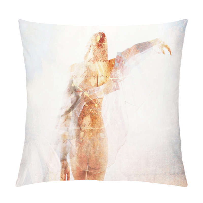 Personality  Woman In Touch With Nature - Concept Pillow Covers