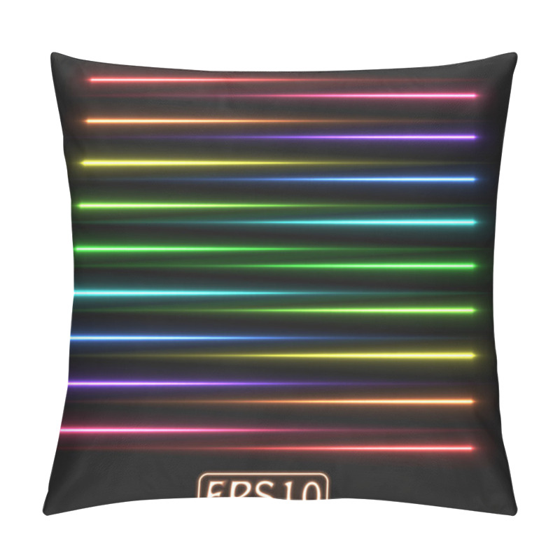 Personality  Laser Rays Pillow Covers