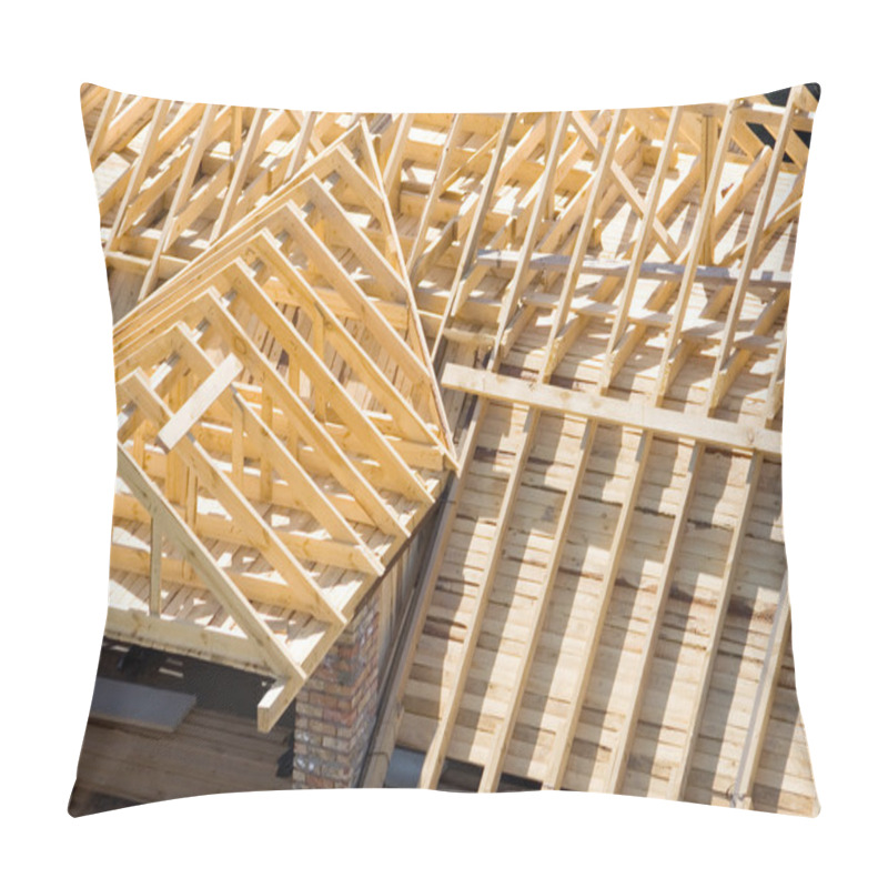 Personality  Wooden Roof Pillow Covers