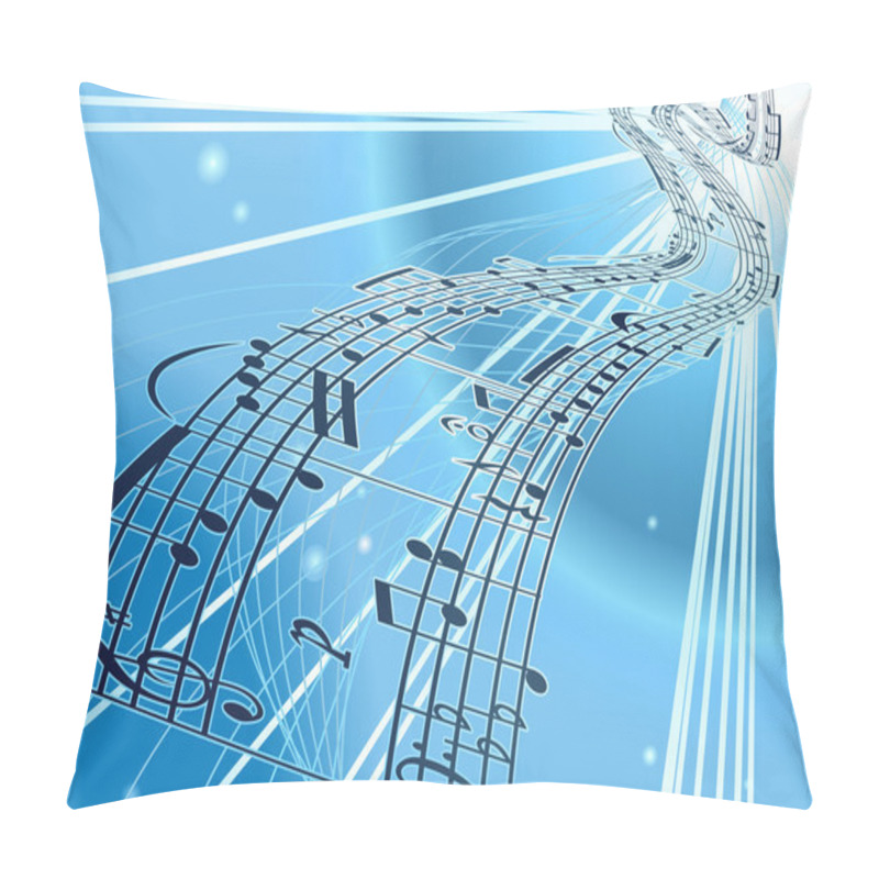 Personality  Vector Sheet Music Background Pillow Covers