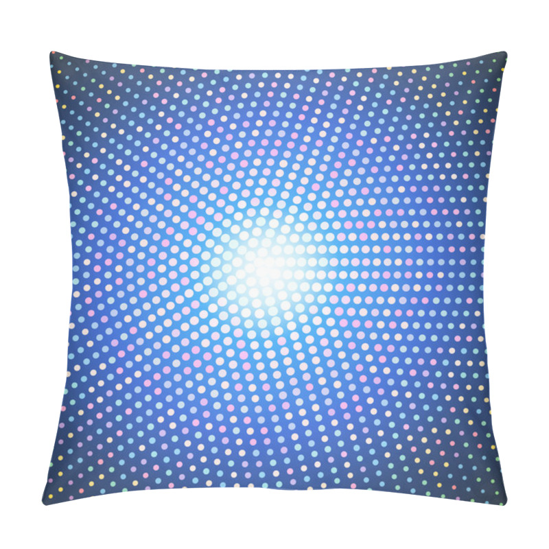 Personality  Abstract Geometric Circle Dots Vector Background Pillow Covers