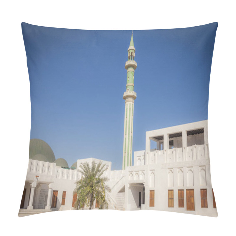 Personality  Grand Mosque In Doha Pillow Covers