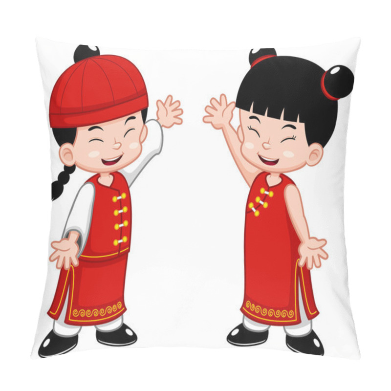 Personality  Cartoon Chinese Kids Pillow Covers