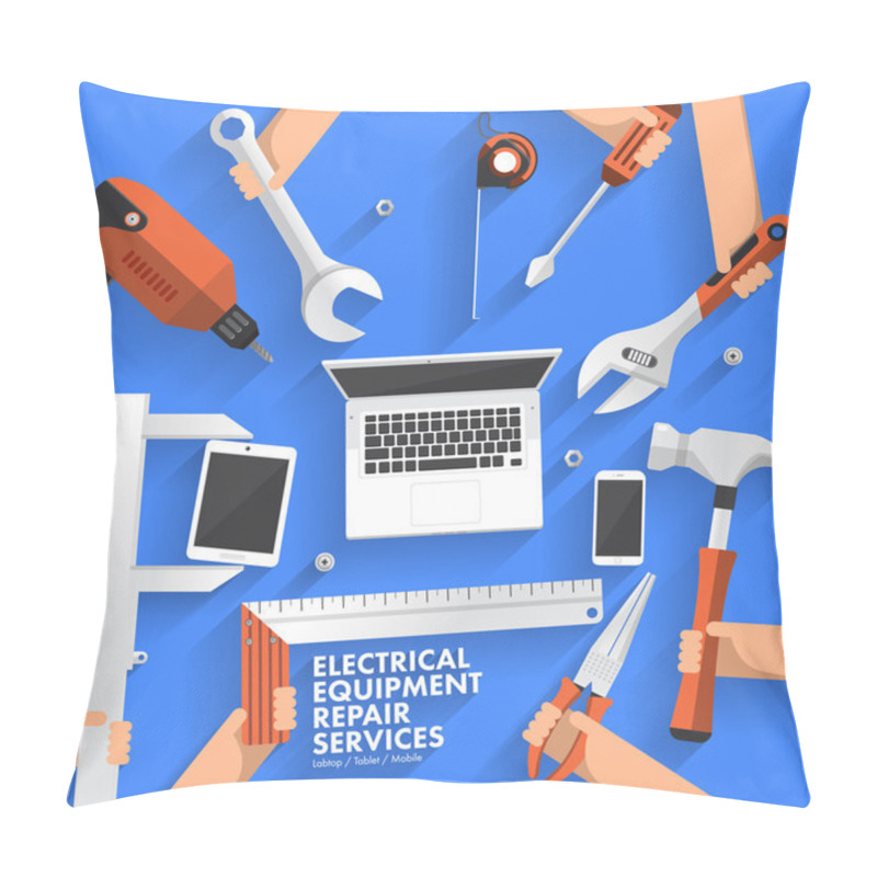 Personality  Electrical Equipment Repair Services Pillow Covers