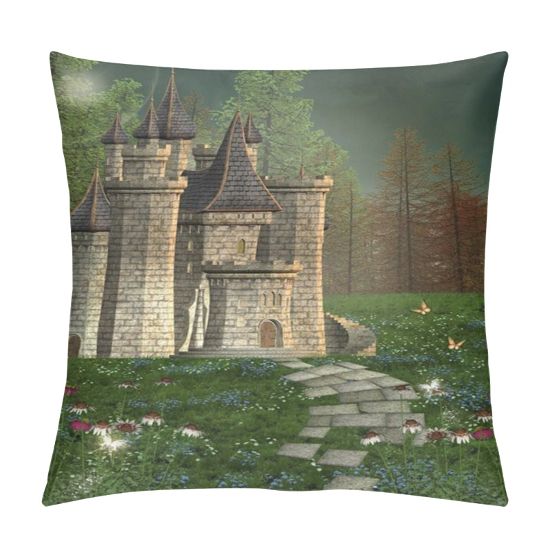 Personality  Fairy Tale Castle Pillow Covers