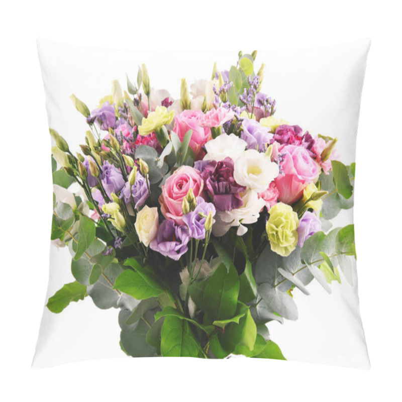 Personality  Composition With Bouquet Of Flowers Pillow Covers