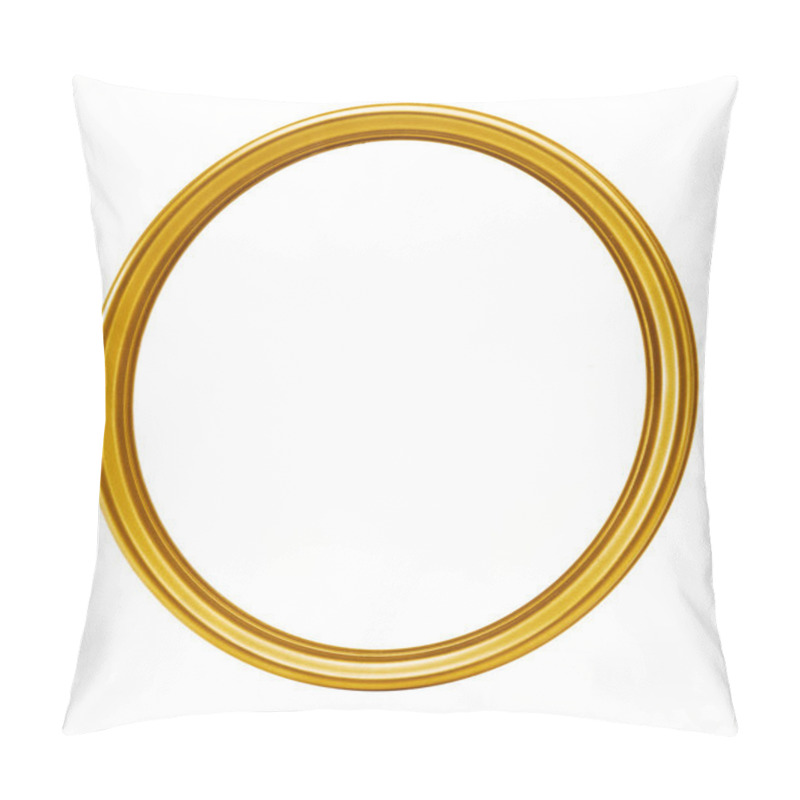 Personality  Golden Oval Frame Pillow Covers