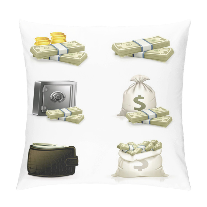 Personality  Paper Money, Set Pillow Covers