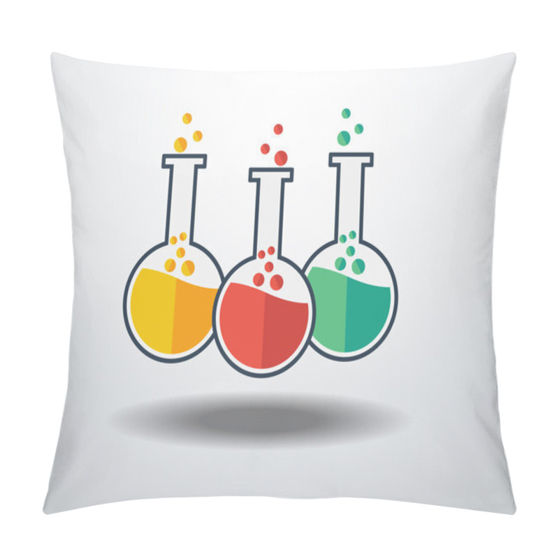 Personality  Laboratory Glass Icon Pillow Covers