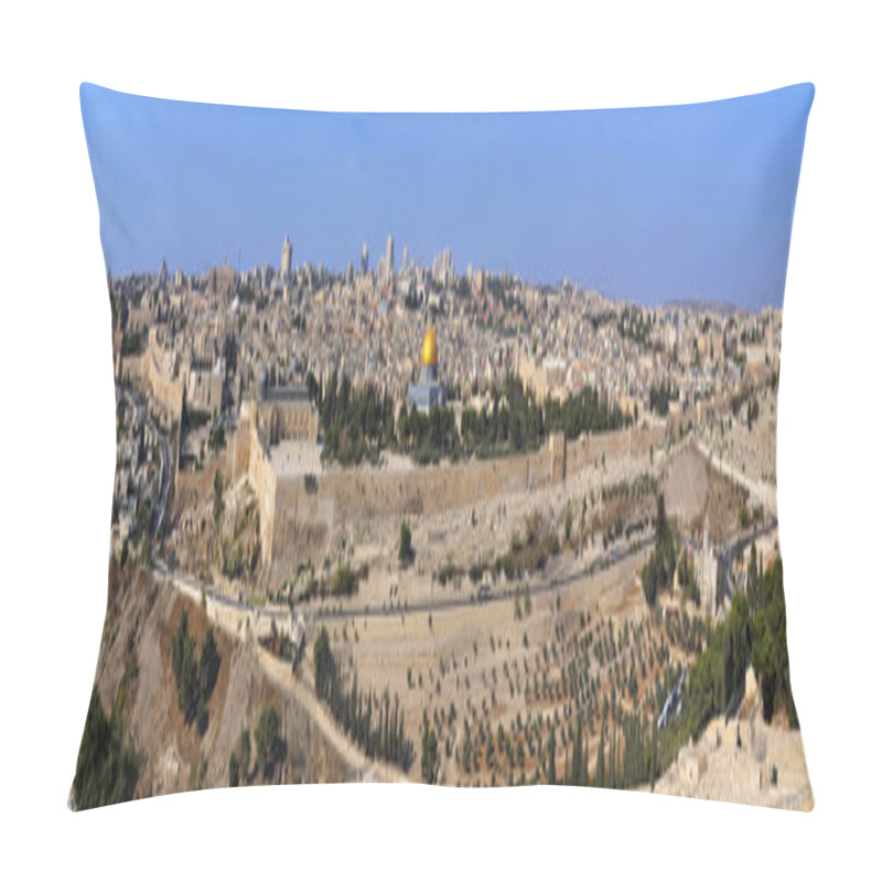 Personality  Panorama The Old City Jerusalem Pillow Covers