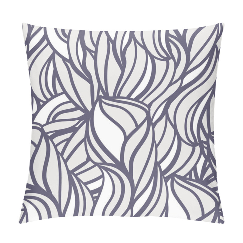 Personality  Abstract Pattern With Curl And Swirl Pillow Covers