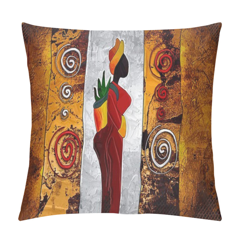 Personality  African Motive Art Pillow Covers