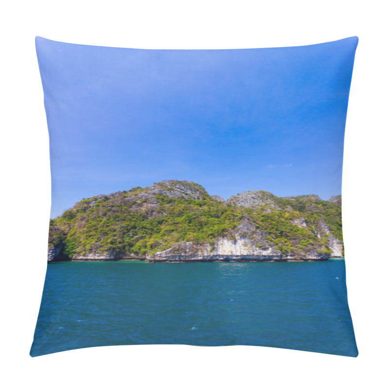 Personality  Beauty Beach And Limestone Rocks In Phi Phi Islands Pillow Covers