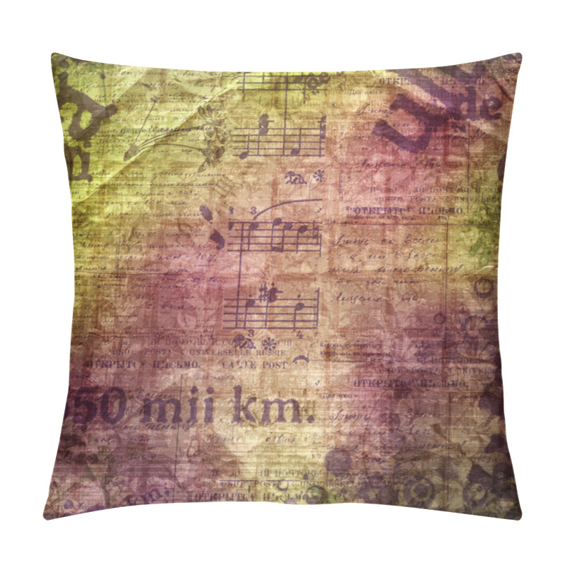 Personality  Abstract Beautiful Background In The Style Of Mixed Media With F Pillow Covers