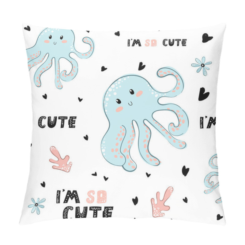 Personality  Vector Sea Animals Pillow Covers