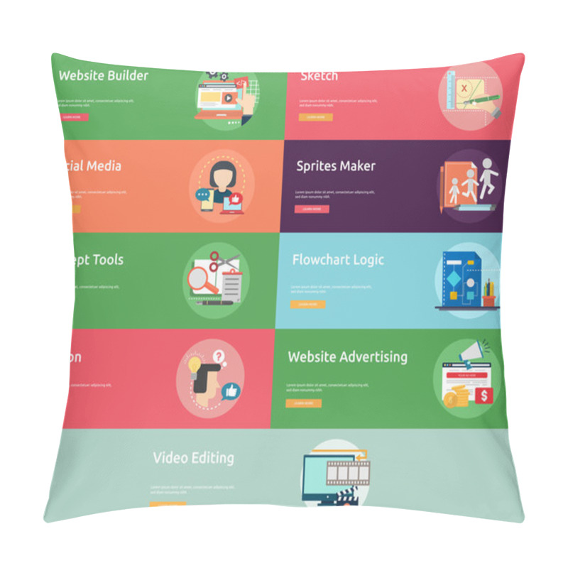 Personality  Creative Process Conceptual Design Pillow Covers