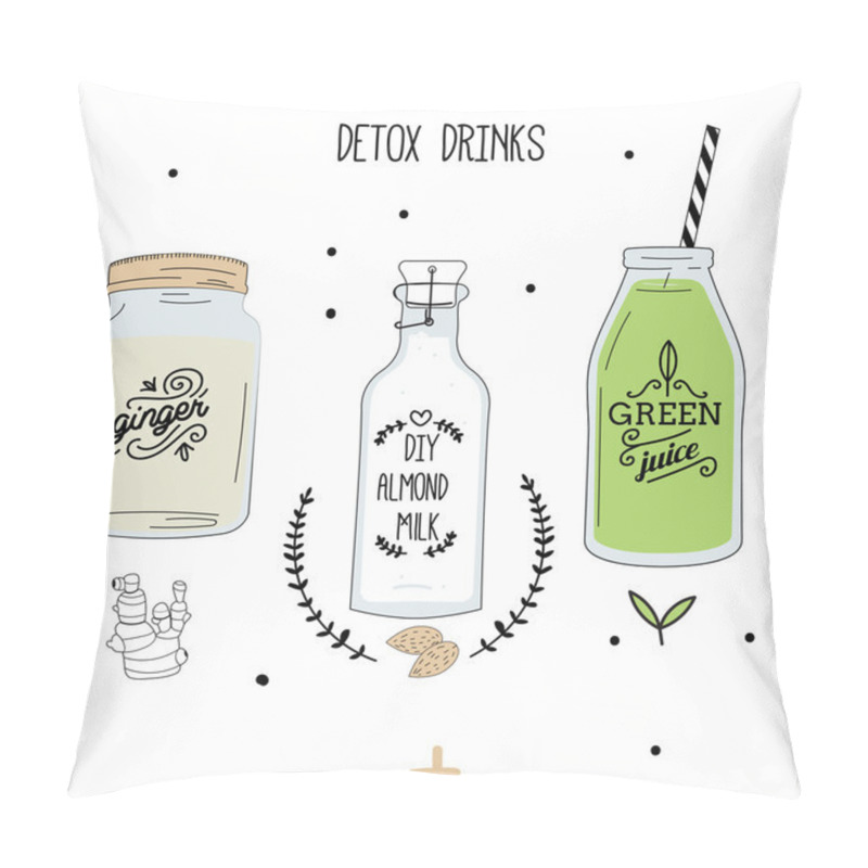 Personality  Detox Fat Flush Drinks Pillow Covers