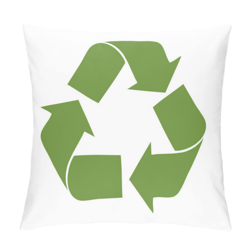 Personality  Recycle Logo Concept Pillow Covers