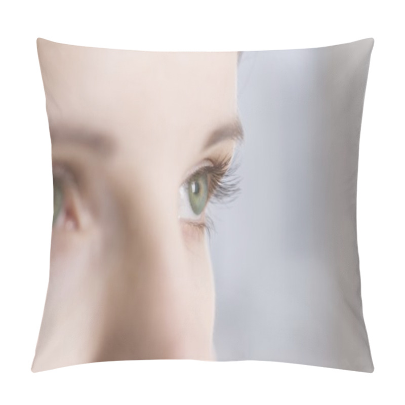 Personality  Woman Eyes Pillow Covers