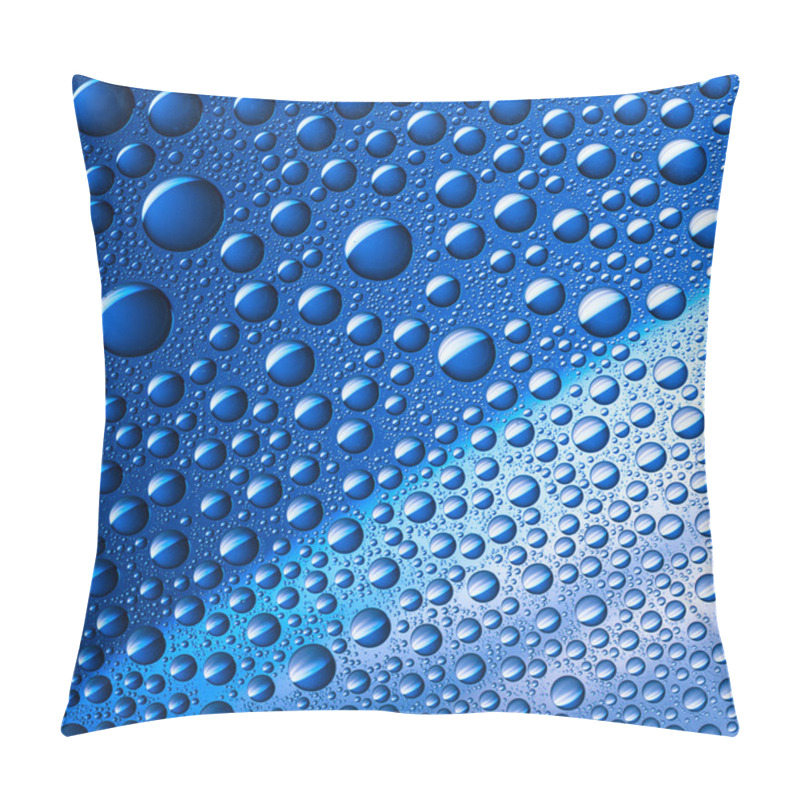 Personality  Water Drop Dew Drop Effect Nano Effect Lotuseffekt Blue Impregnation Repels Rain DeflectorÄnderungen Pillow Covers