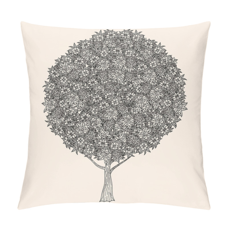 Personality  Forest Tree Flowers Pillow Covers