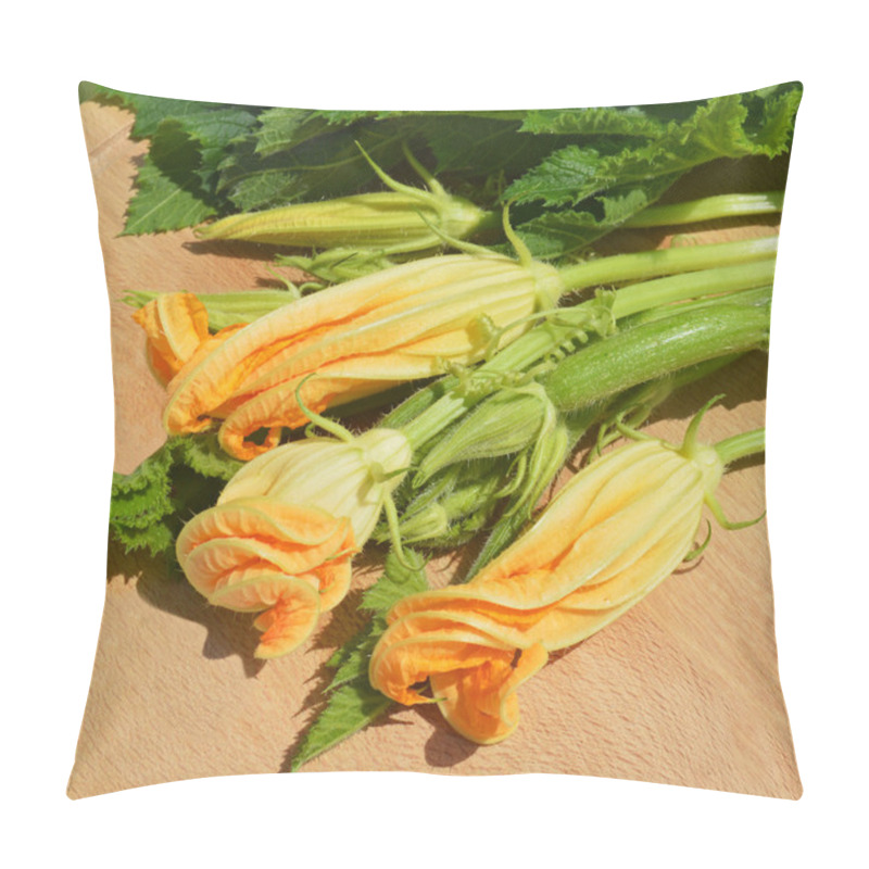 Personality  Yellow Courgette Blossoms Pillow Covers