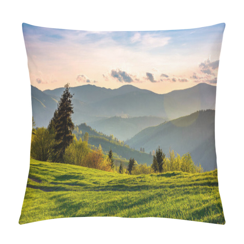 Personality  Beautiful Countryside In Springtime Pillow Covers