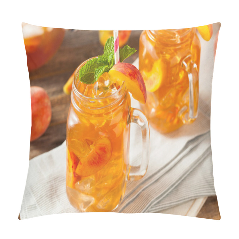 Personality  Fresh Homemade Peach Sweet Tea Pillow Covers