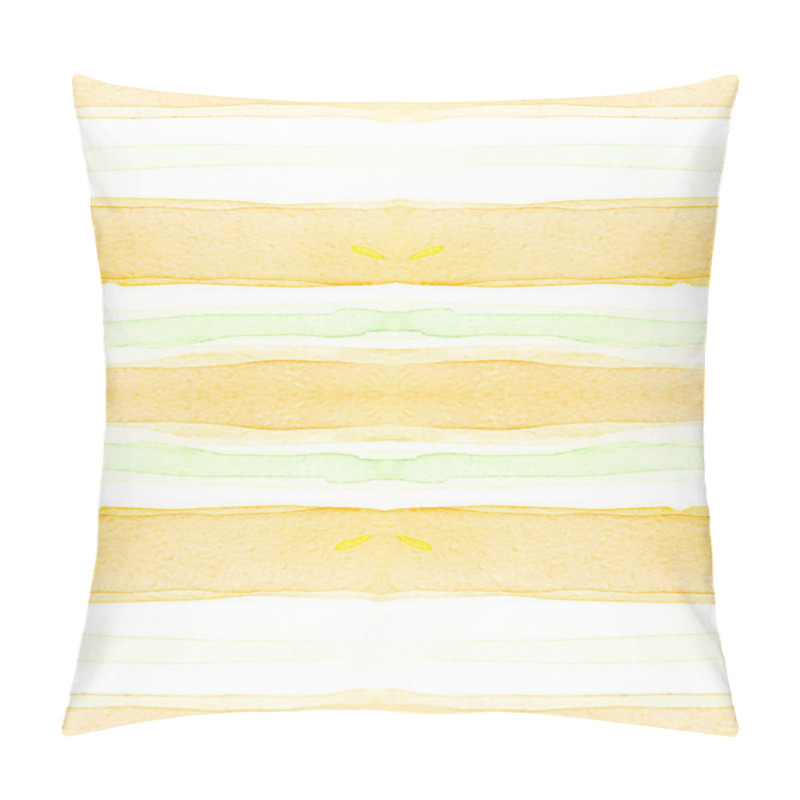 Personality  Bright Stripes Ornament. Fashion Brushstroke  Pillow Covers