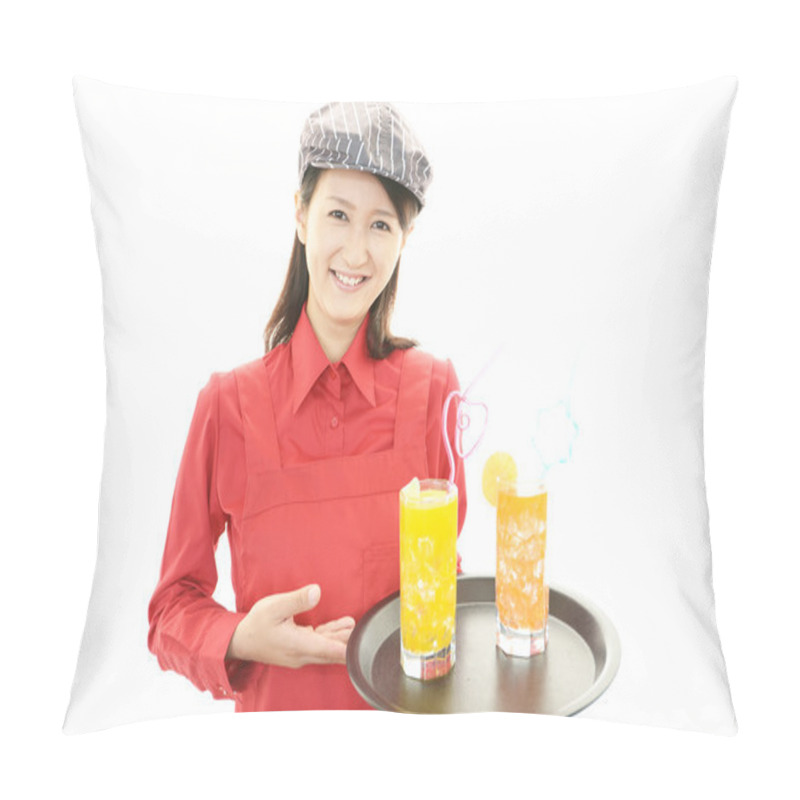 Personality  Working Waitress Pillow Covers