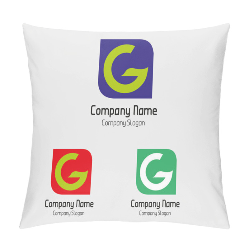 Personality  G Logo Template - Symbol Letter G Pillow Covers