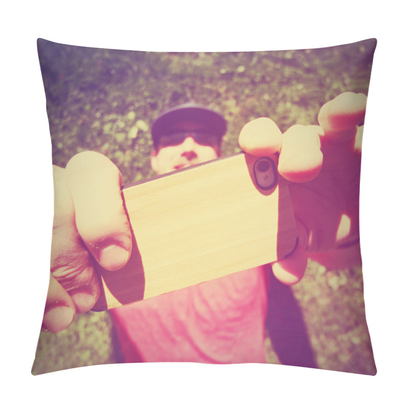 Personality  Guy Taking Selfie Pillow Covers