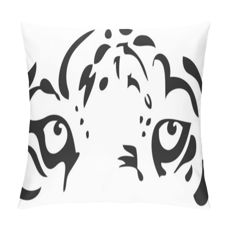 Personality  Tiger Eyes Pillow Covers