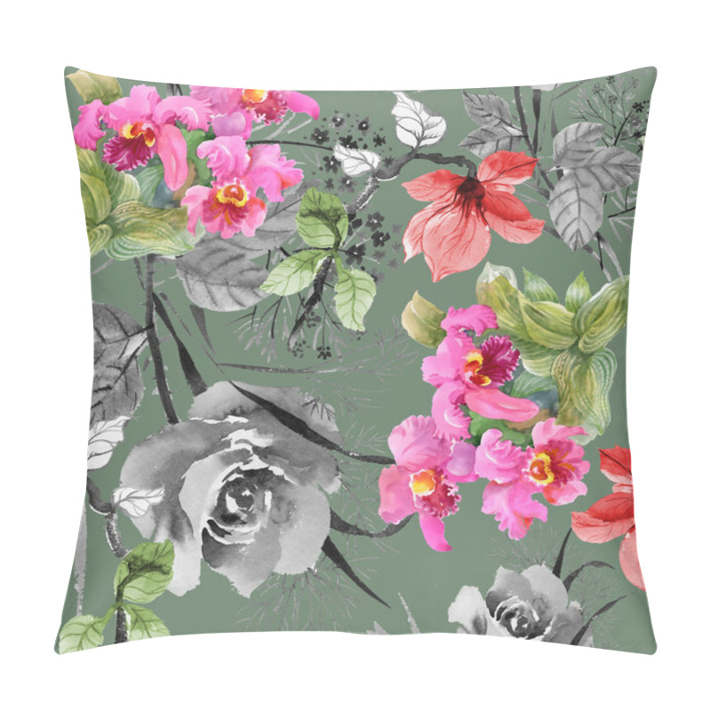 Personality  Blooming Beautiful Magnolia Flowers Pillow Covers