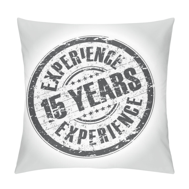 Personality  15 Years Experience Stamp Pillow Covers