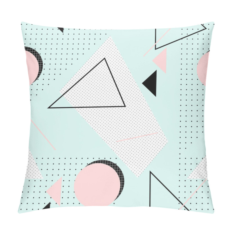 Personality  Retro Geometric Pattern Pillow Covers