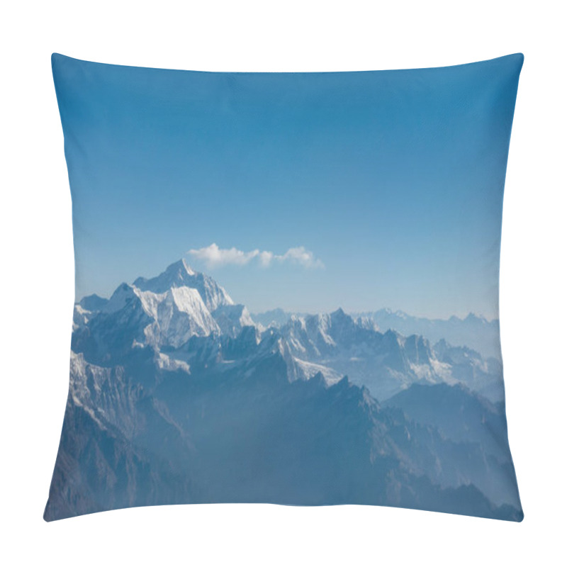 Personality  Rugged Himalayan Mountains In Morning Light Pillow Covers