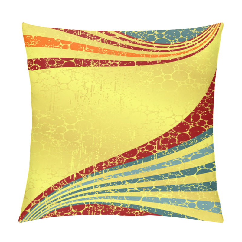 Personality  Gold Stripped Background Pillow Covers