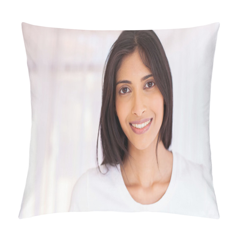 Personality  Indian Woman At Home Pillow Covers