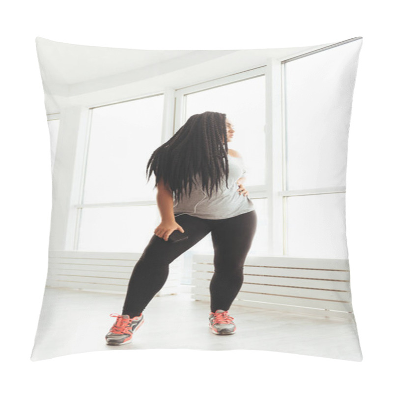 Personality  Charming Classy Woman Performing A Dance Routine Pillow Covers